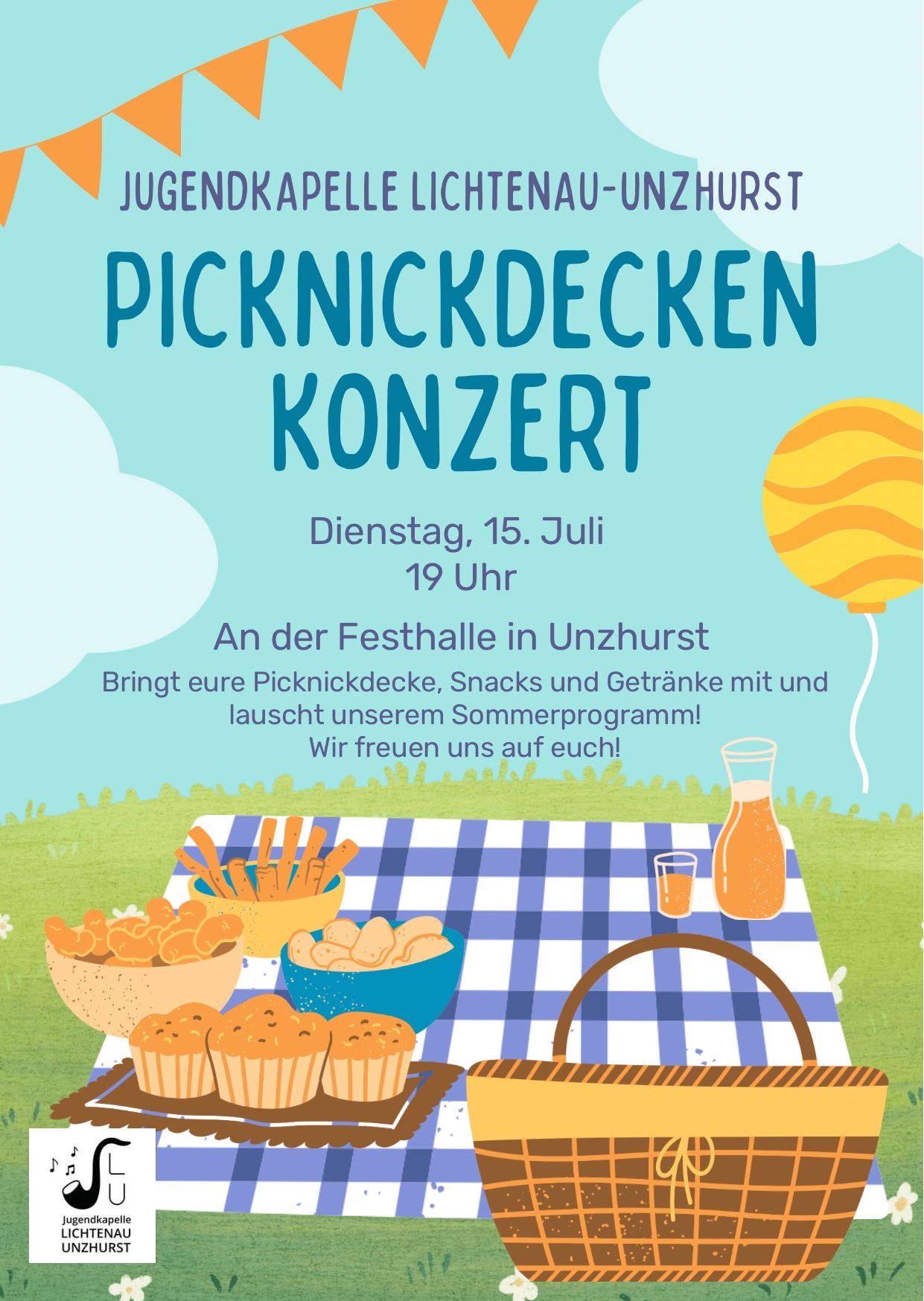 2025-07-15JugendkapellePicknickdeckenkonzert